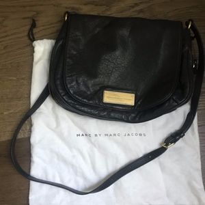 Marc Jacobs Black Leather Crossbody Bag